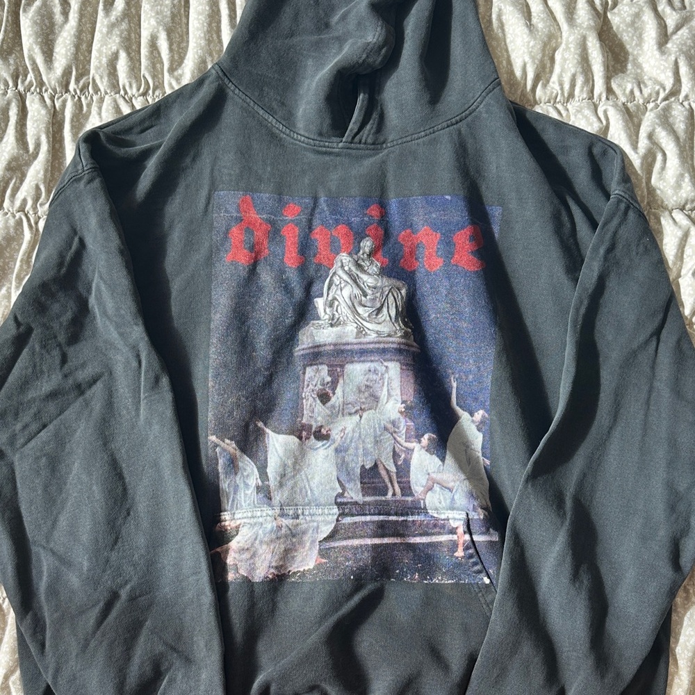 Men’s Black Graphic Hoodie